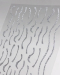Фото 1 - Лента гибкая светоотражающая для дизайна ногтей RichColor металлизированная (волна, серебро)