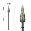 Фреза алмазная для ногтей Mart 1М-061 Кукуруза Blue 4,2x12