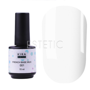 Молочная база Kira Nails French Base Milk 001, 15 мл