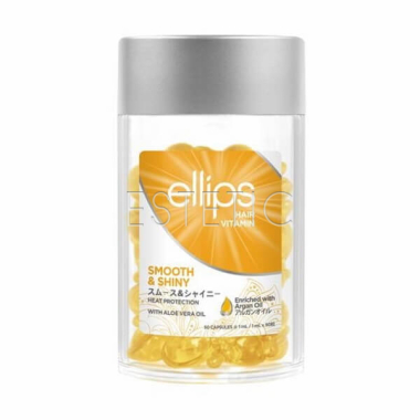 Олія-вітаміни для волосся Ellips Hair Vitamin (Smooth & Shiny) Розкішне сяйво у капсулах, 50*1 мл, 1 капсула  