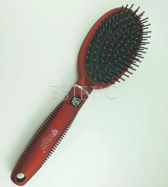 Масажна щітка для волосся SALON Professional червона 216.50