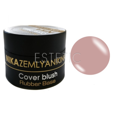 Камуфлююча база Nika Zemlyanikina Rubber Base Cover Blush, 30 мл