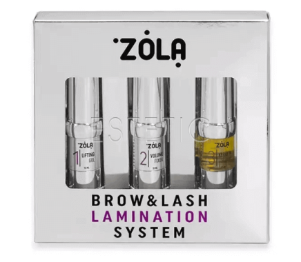 Набір для ламінування ZOLA Brow&Lash Lamination System вій та брів по 10 мл