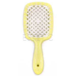 Щетка для волос Janeke Superbrush оригинал, лимонно-белая