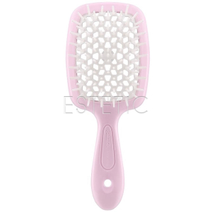 Щетка для волос Janeke Superbrush оригинал, розовая с белым