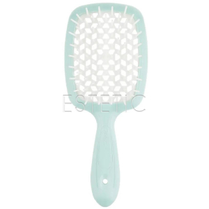 Щетка для волос Janeke Superbrush оригинал, тиффани с белым
