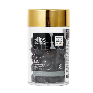 Масло-витамины для темных волос Ellips Hair Treatmen Shiny Black в капсулах, 50х1 мл