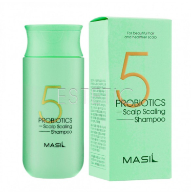 Masil 5 Probiotics Scalp Scaling Shampoo - Шампунь для глибокого очищення шкіри голови з пробіотиками, 150 мл