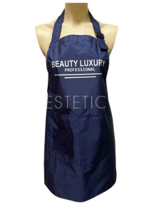 Фартук для парикмахера Beauty LUXURY AH-02B длинный темно-синий