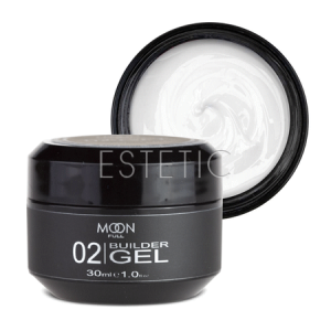 Гель для наращивания MOON FULL Builder Gel 02 белый, 30 мл