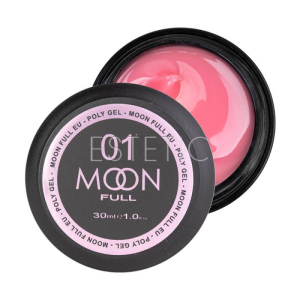 Полигель MOON FULL PolyGel 01, 30 мл розовый