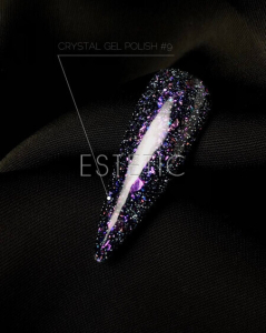 Світловідбивний гель лак Crooz Crystal Gel Polish 09, 8 мл