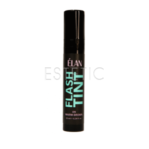 Окклюзивна система фарбування брів та вій ELAN FLASH TINT 09 warm brown, 10 мл