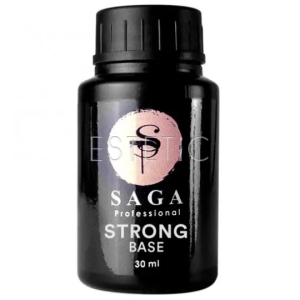 SAGA Professional Rubber Base STRONG - Каучукова база для гель-лаку STRONG, 30 мл