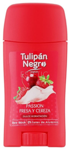 Дезодорант-стік Tulipan Negro Passio Fresa Y Sereza полуниця та вишня, жіночий,50 мл