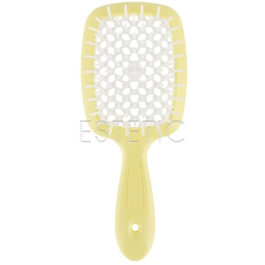 Щітка для волосся Janeke Superbrush Small міні оригінал, лимонно-біла