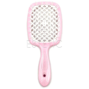Щетка для волос Janeke Superbrush Small мини, оригинал, розовая с белым