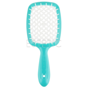 Щетка для волос Janeke Superbrush оригинал, белая бирюза