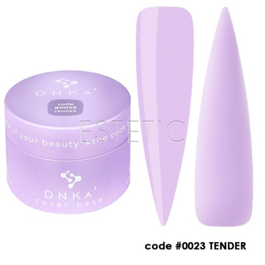 База цветная DNKa Cover Base #0023 Tender, светло-сиреневый, 30 мл