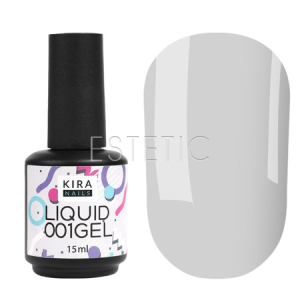 Жидкий гель Kira Nails Liquid Gel 001 (прозрачный), 15 мл