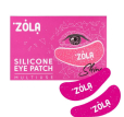 ZOLA Silicone Eye Patch Патчи силиконовые для глаз многоразовые,1 пара, малиновые