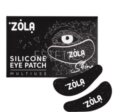 ZOLA Silicone Eye Patch Патчі силіконові для очей багаторазові,1 пара, чорні
