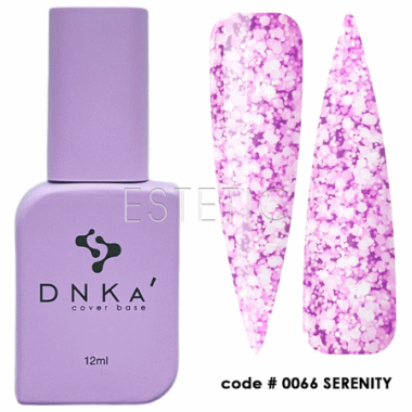 DNKa Cover Base #0066 Serenity - Цветная база маршмеллоу, сиреневый мармелад, 12 мл