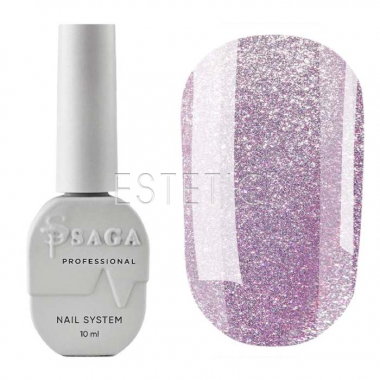 SAGA Professional CAT SHINE №05 - Гель-лак хрустальная кошка №05 (светло-фиолетовый), 8 мл