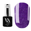 Гель-лак Valeri №124 фиолетовый с микроблеском, 6 мл