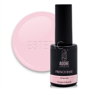Камуфлирующая база ADORE French Base №02 tea-rose, нежно-розовый, 7,5 мл