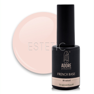 Камуфлирующая база ADORE French Base №08 natural, натуральный полупрозрачный, 7,5 мл