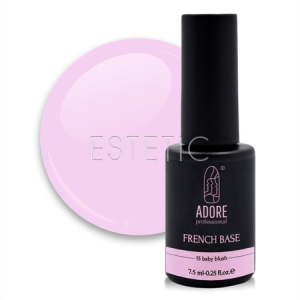 Камуфлирующая база ADORE French Base №15 baby blush, светло розово-сиреневый, 7,5 мл
