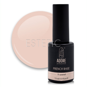 Камуфлююча база ADORE French Base №11 caramel, солона карамель, 7,5 мл