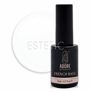 Камуфлирующая база ADORE French Base №17 pure, холодный молочный, 8 мл
