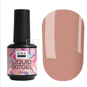 Жидкий гель Kira Nails Liquid Gel 007 (бежевый), 15 мл