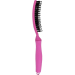 Фото 2 - Масажна щітка Olivia Garden Finger Brush bright pink продувна нейлон+щетина