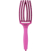 Фото 1 - Массажная щетка Olivia Garden Finger Brush bright pink продувная нейлон+щетина