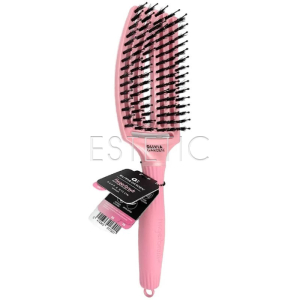 Масажна щітка Olivia Garden Finger Brush Combo Love Pink продувна нейлон+щетина