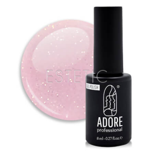 Гель-лак ADORE Gel Polish S-03 peach, персиковий сорбет із шиммером, 8 мл