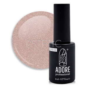 Гель-лак ADORE Gel Polish S-04 watermelon, кавуновий сорбет із шиммером, 8 мл