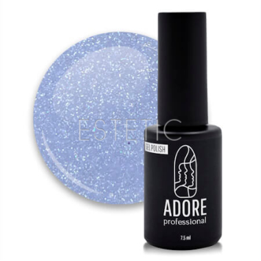 Гель-лак ADORE Gel Polish S-08 maracuya, лілово-блакитний пастельний із шиммером, 8 мл