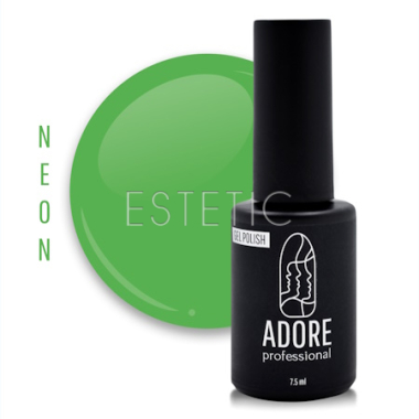 Гель-лак ADORE Gel Polish N-08 lime, салатовый неон, 8 мл