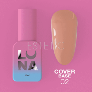 База LUNA Cover Base №02 камуфлююча, натуральний персик, 13 мл