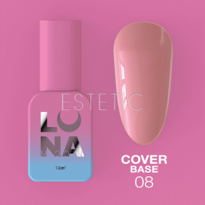 База LUNA Cover Base №08 камуфлююча, натуральний беж, 13 мл