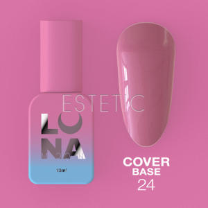 База LUNA Cover Base №24 камуфлирующая, розовый нюд, 13 мл