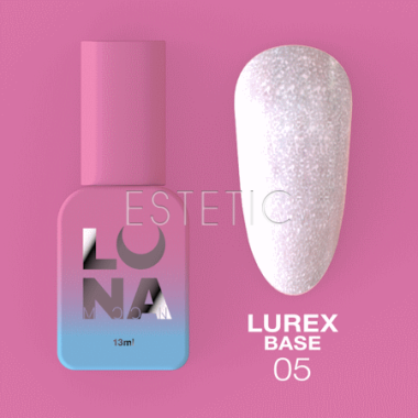 База LUNA Lurex Base №05 світловідбивна, світло-сірий, 13 мл