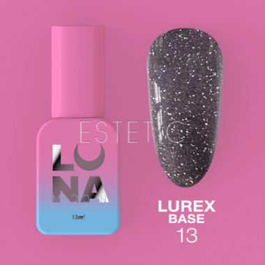 База LUNA Lurex Base №13 світловідбивна, сріблястий бузок, 13 мл