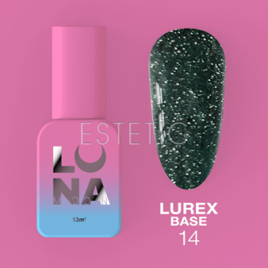 База LUNA Lurex Base №14 світловідбивна, зелена, 13 мл