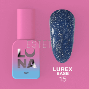 База LUNA Lurex Base №15 светоотражающая, полупрозрачный синий, 13 мл