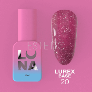 База LUNA Lurex Base №20 светоотражающая, розовый, 13 мл